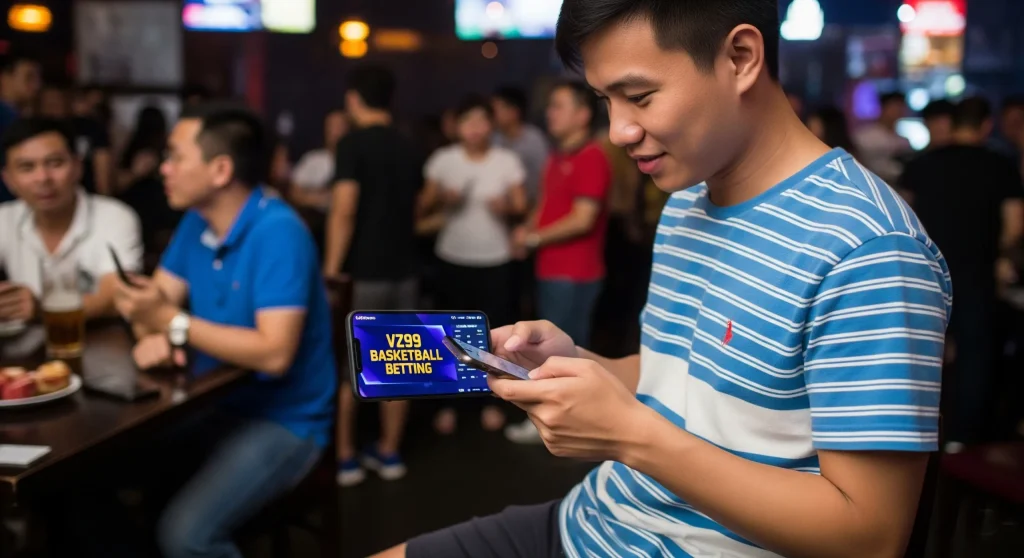 Hình ảnh một trận đấu bóng rổ kịch tính và hấp dẫn.