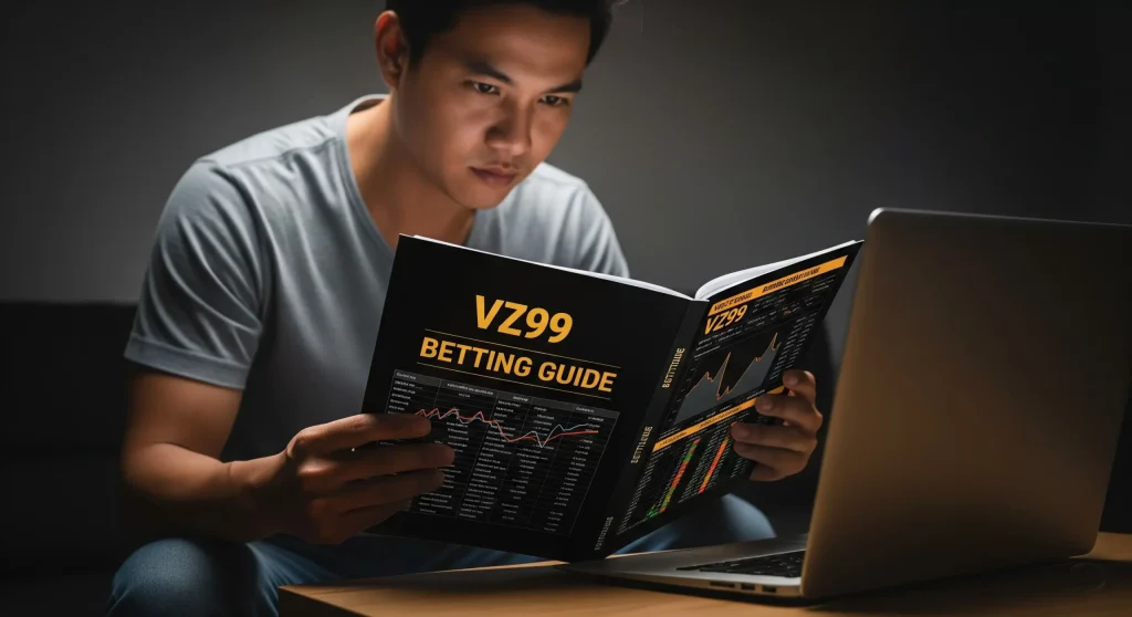 Hình ảnh minh họa hướng dẫn các bước đặt cược thể thao tại Vz99.