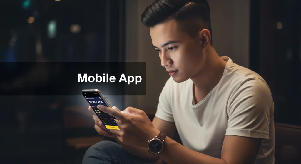 Caption: App Vz99 mang đến giải pháp cá cược thể thao tiện lợi, nhanh chóng và an toàn ngay trên thiết bị di động của bạn.